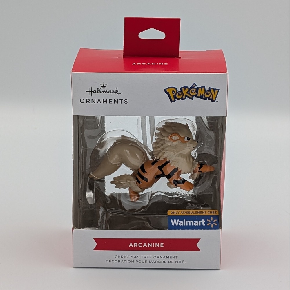 Hallmark Pokémon Arcanine Christmas Ornament Walmart Exclusive 2025 New 3HCM3469